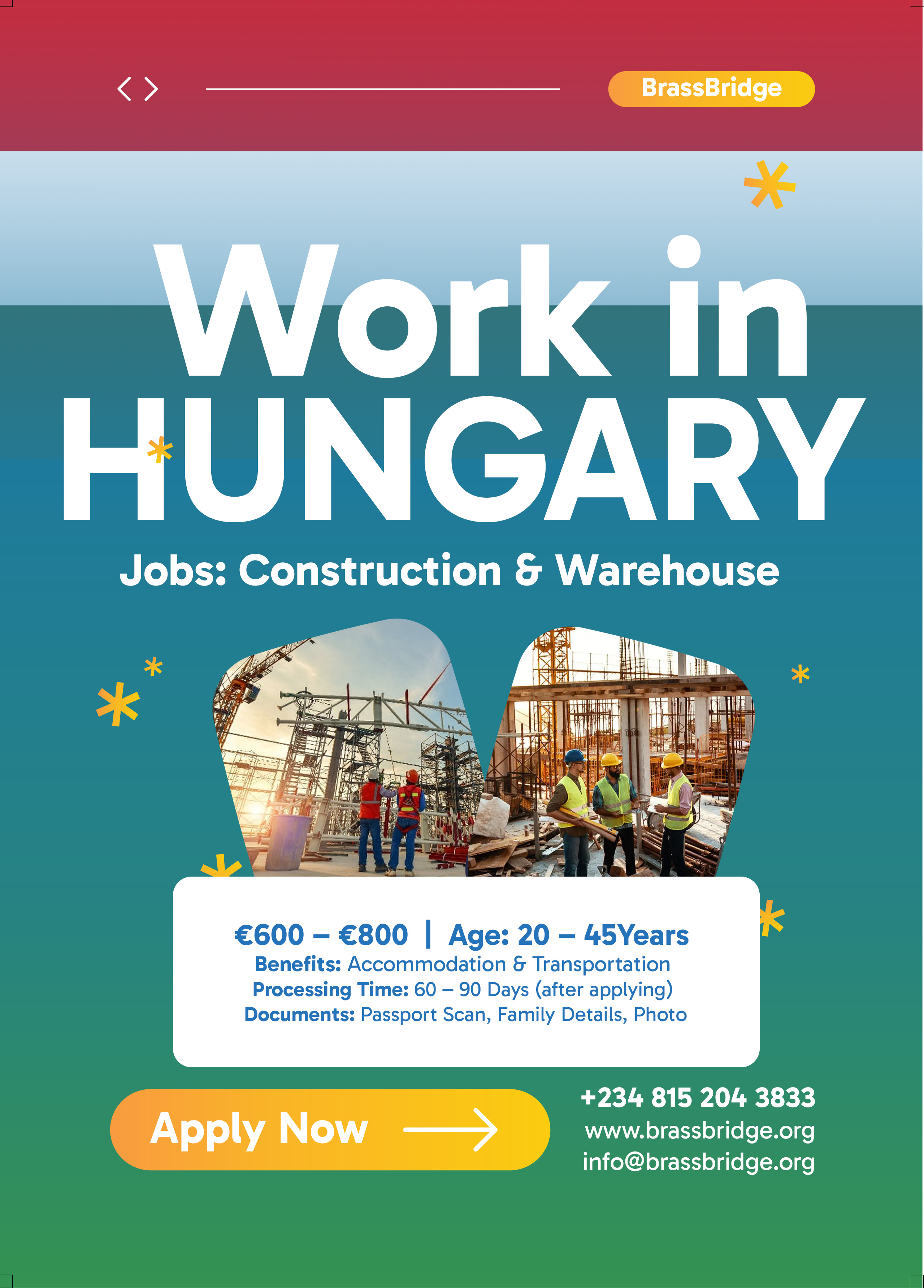 HUNGARY:  Construction & Warehouse